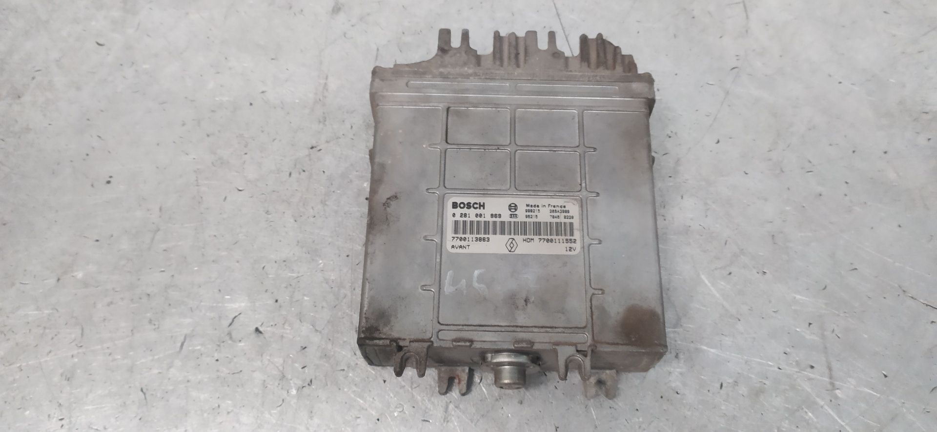 RENAULT Megane 1 generation (1995-2003) Engine Control Unit ECU 7700113863, HOM7700111552 20119470