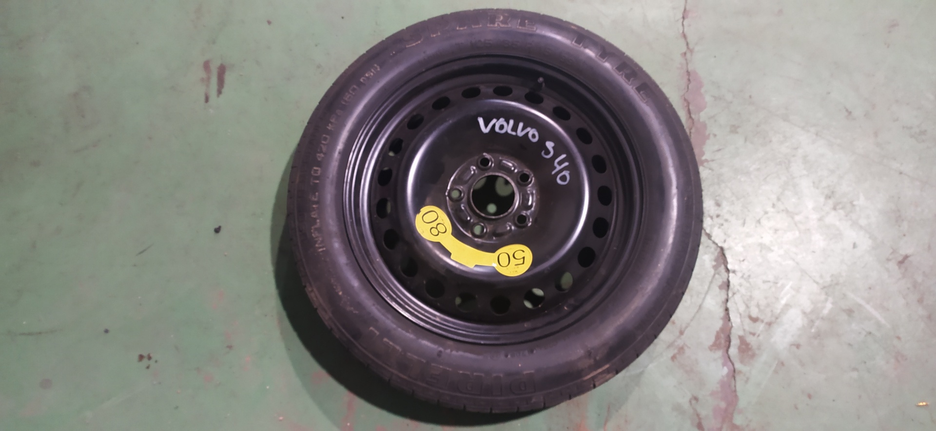 VOLVO S40 2 generation (2004-2012) Roată de rezervă 416006402026, ET25 20115089