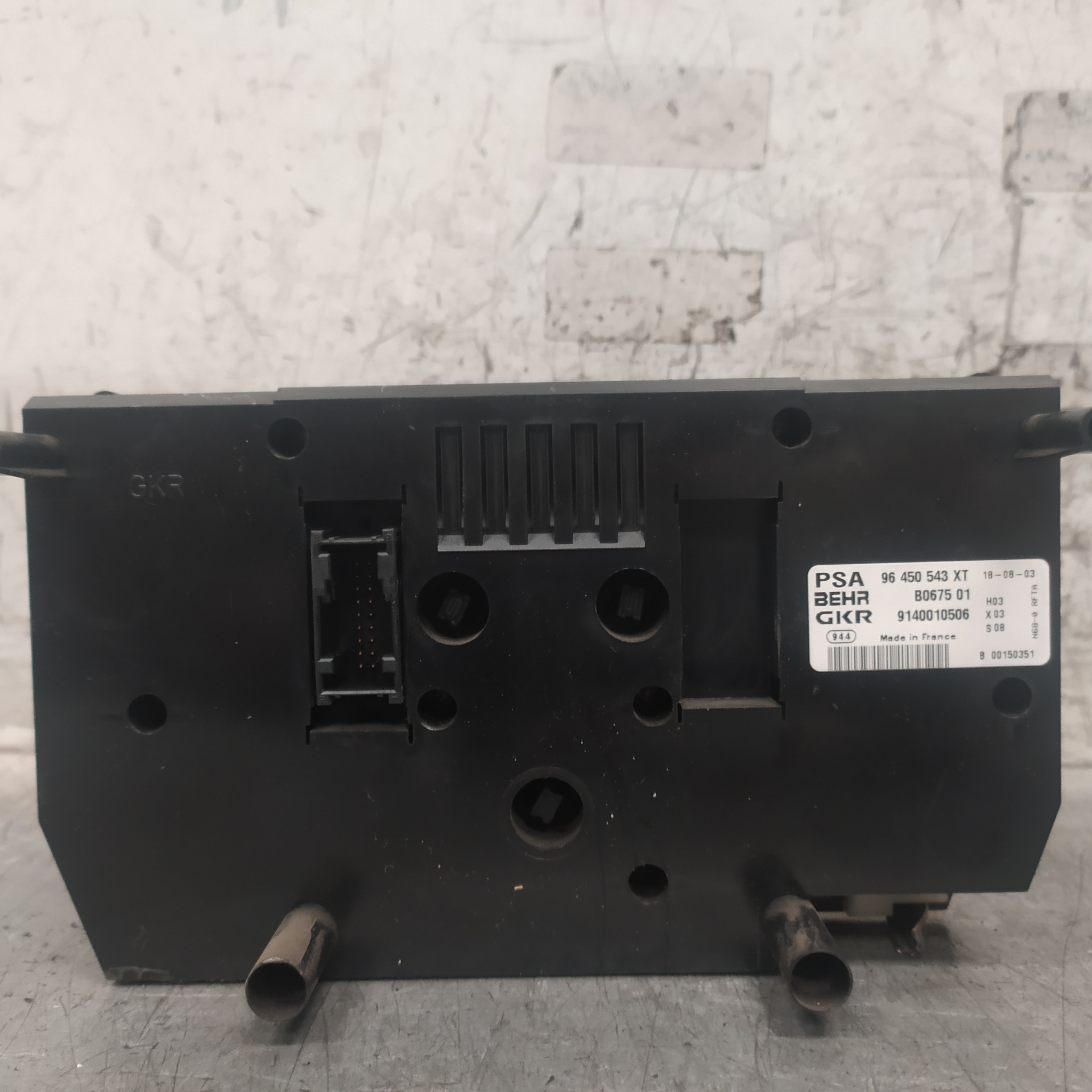 FIAT Ulysse 2 generation (2002-2010) Climate  Control Unit 96450543XT 25427591