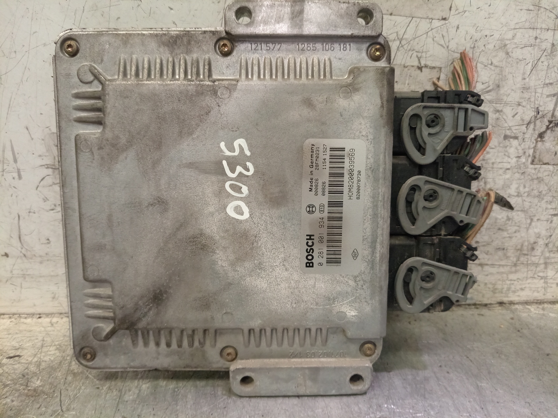 CITROËN Xsara Picasso 1 generation (1999-2010) Engine Control Unit ECU 0281001934 25917661