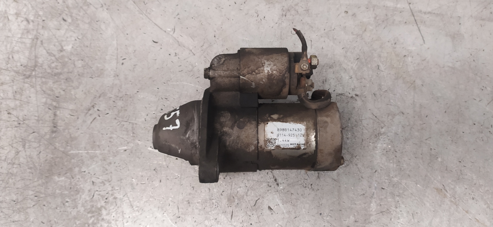 OPEL Meriva 1 generation (2002-2010) Starter Motor 8980147430, S114925 20124081