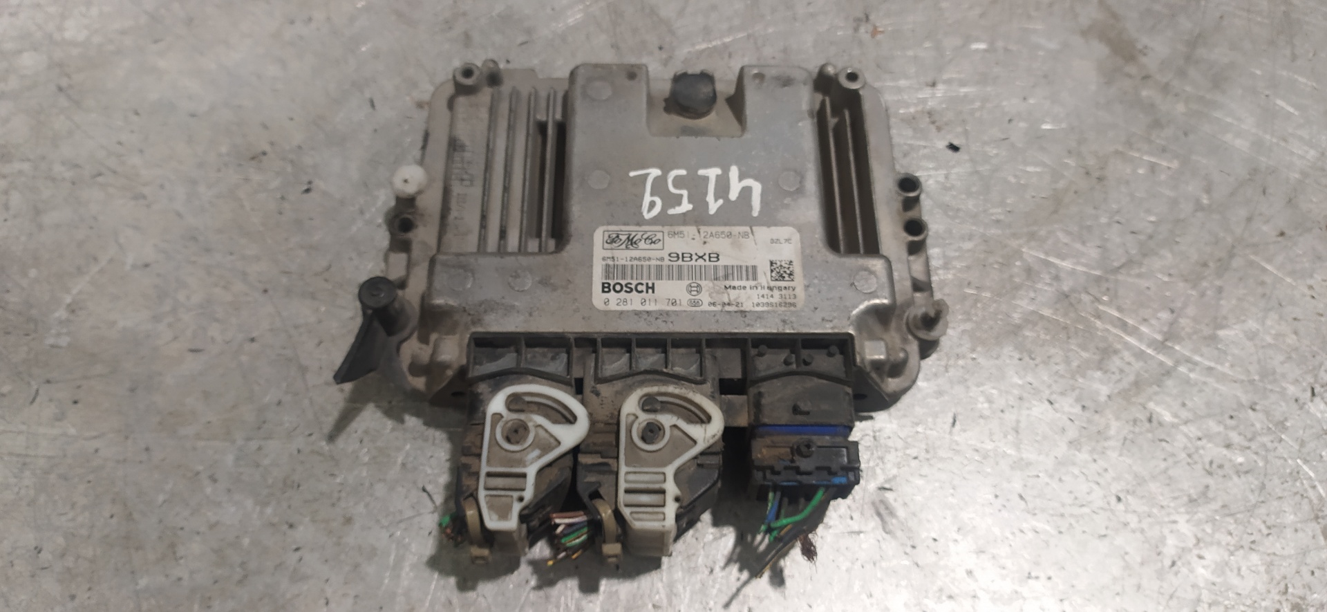 FORD C-Max 1 generation (2003-2010) Moottorin ohjausyksikkö ECU 6M5112A650NB, 0281011701 20091841