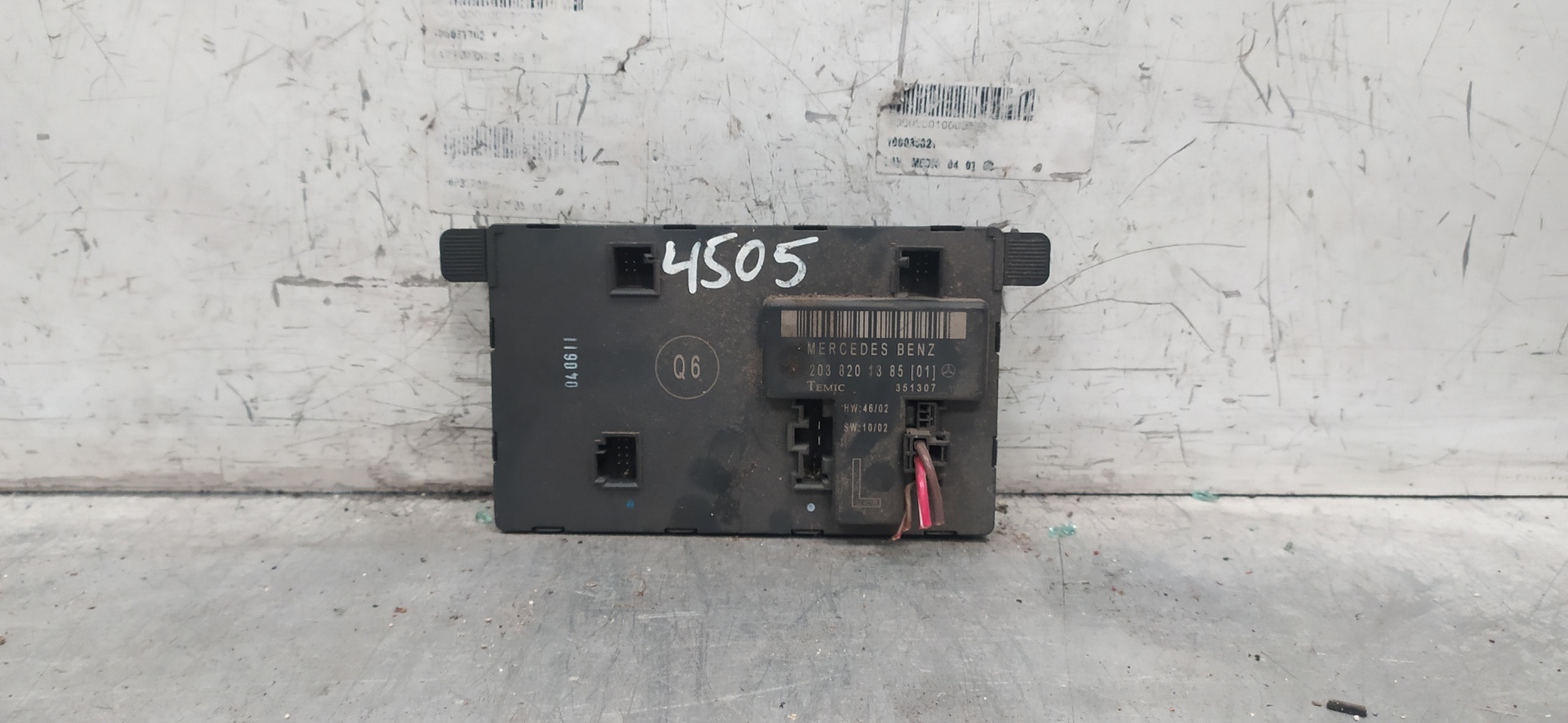 MERCEDES-BENZ C-Class W203/S203/CL203 (2000-2008) Other Control Units 2038201385 23391539