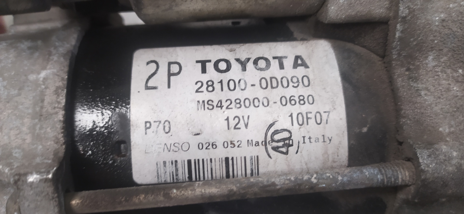 TOYOTA Corolla Verso 1 generation (2001-2009) Starter Motor 281000D090,MS4280000680 20123995