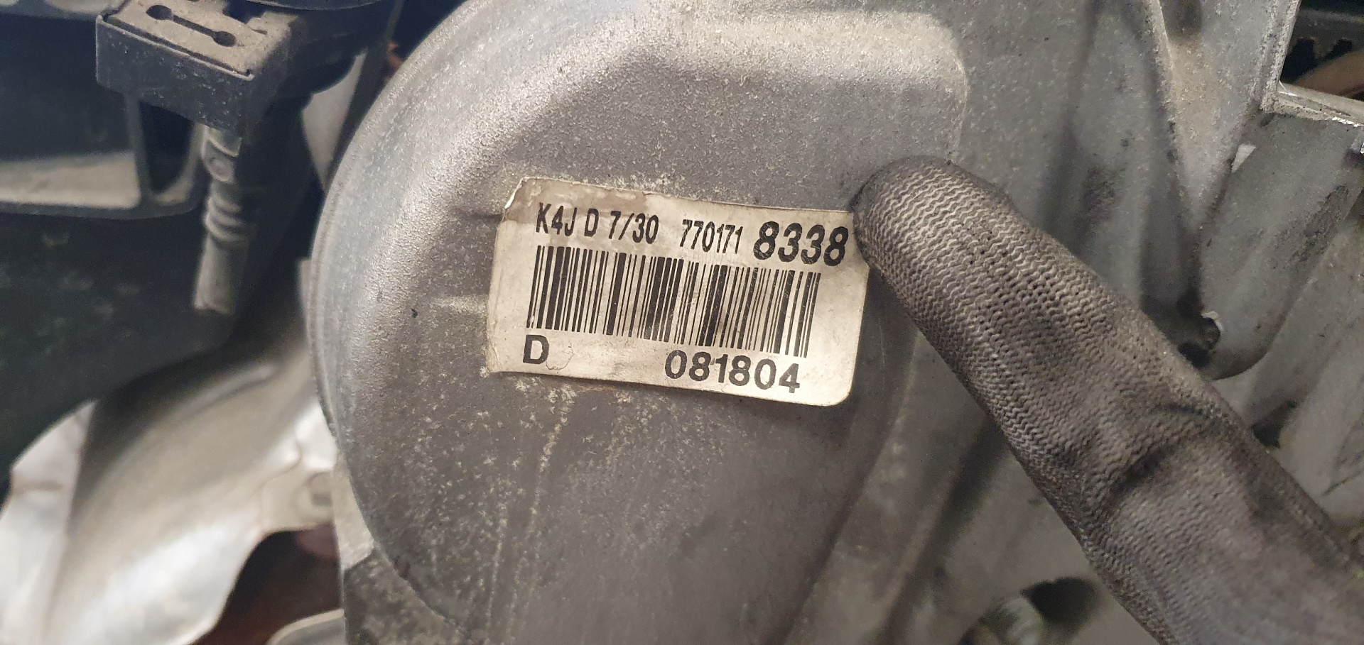 RENAULT Megane 2 generation (2002-2012) Engine K4J740 20125885