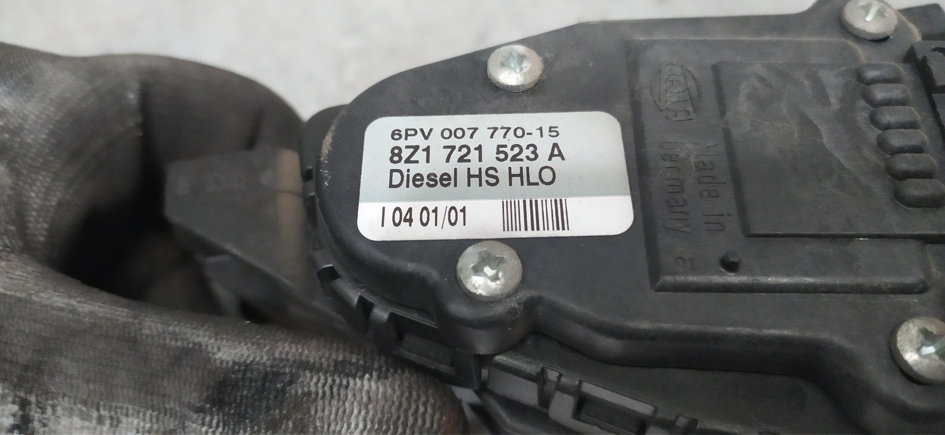 AUDI A2 8Z (1999-2005) Pédale d'accélérateur 8Z1721523A 25967204