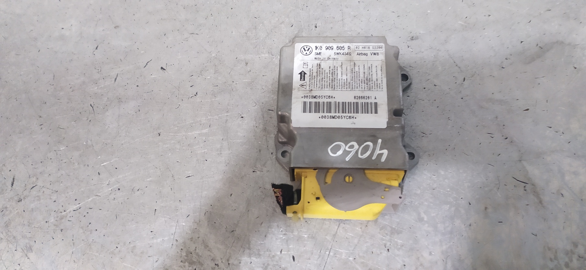 VOLKSWAGEN Golf Plus 2 generation (2009-2014) SRS Control Unit 1K0909605R 20116889