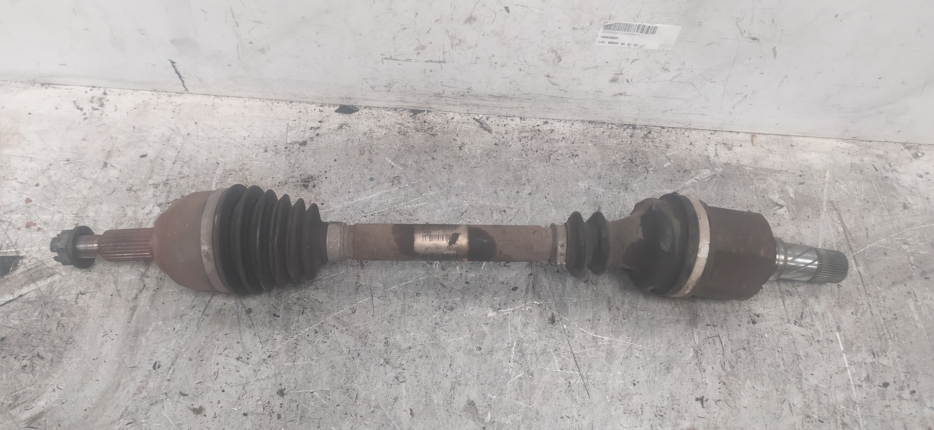 RENAULT Megane 2 generation (2002-2012) Front Left Driveshaft 8200198016 23387579