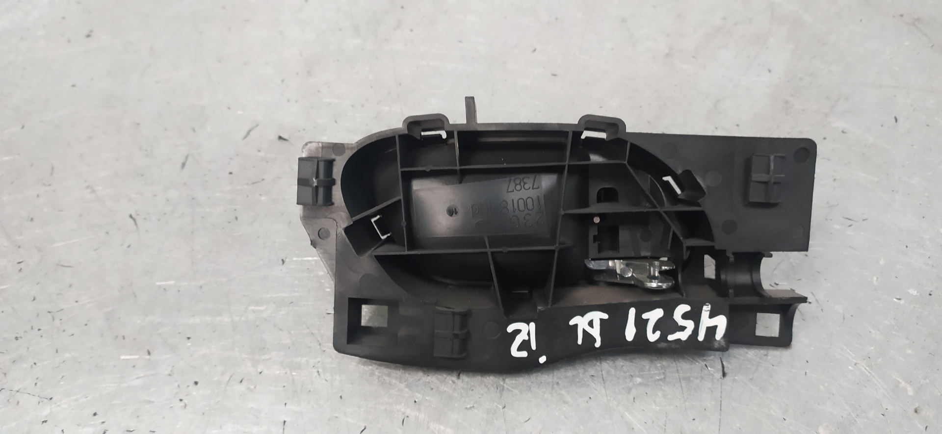 CITROËN C4 1 generation (2004-2011) Front Left Door Interior Handle Frame 96435311VD 20117379