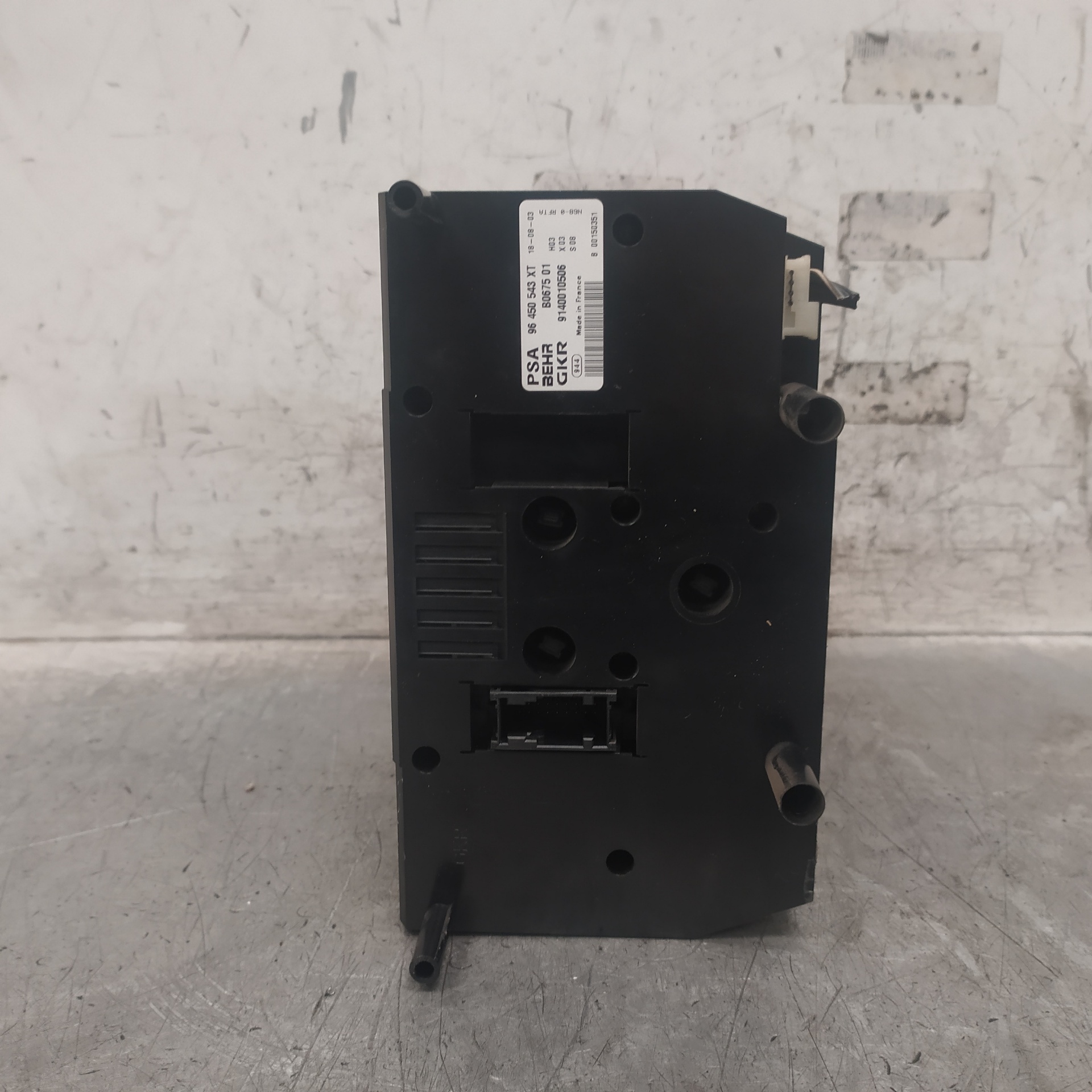 FIAT Ulysse 2 generation (2002-2010) Climate  Control Unit 96450543XT 25427591