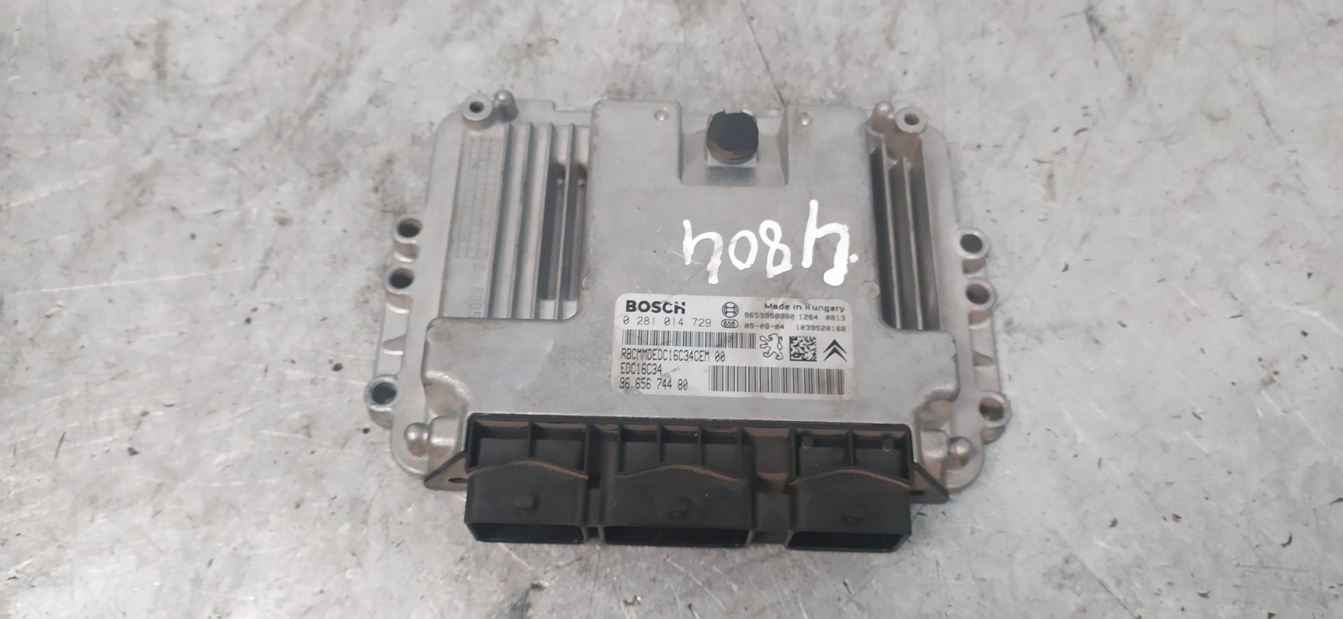 CITROËN C4 Picasso 1 generation (2006-2013) Motorkontrolenhed ECU 0281014729,9665674480 23388418