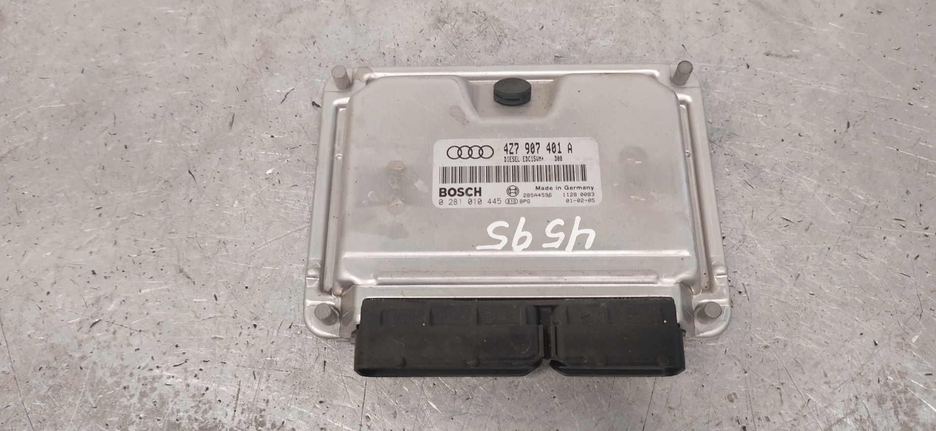 PEUGEOT 206 1 generation (1998-2009) Engine Control Unit ECU 4Z7907401A,0281010445 23383726