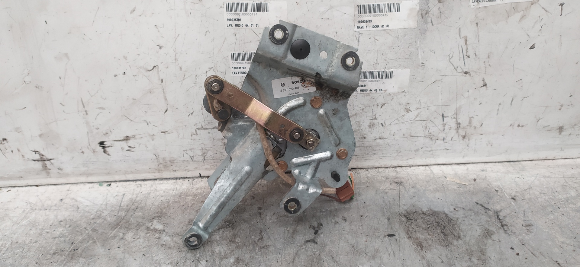 CITROËN Tailgate  Window Wiper Motor 0390201408,3397020406 23388639