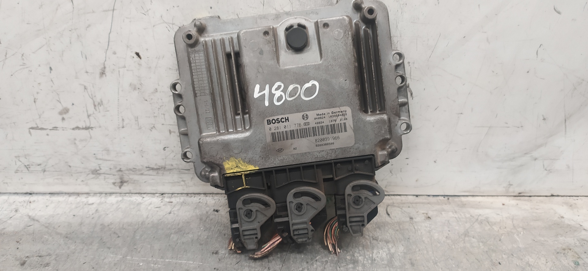 RENAULT Megane 2 generation (2002-2012) Engine Control Unit ECU 0281011776 23387053