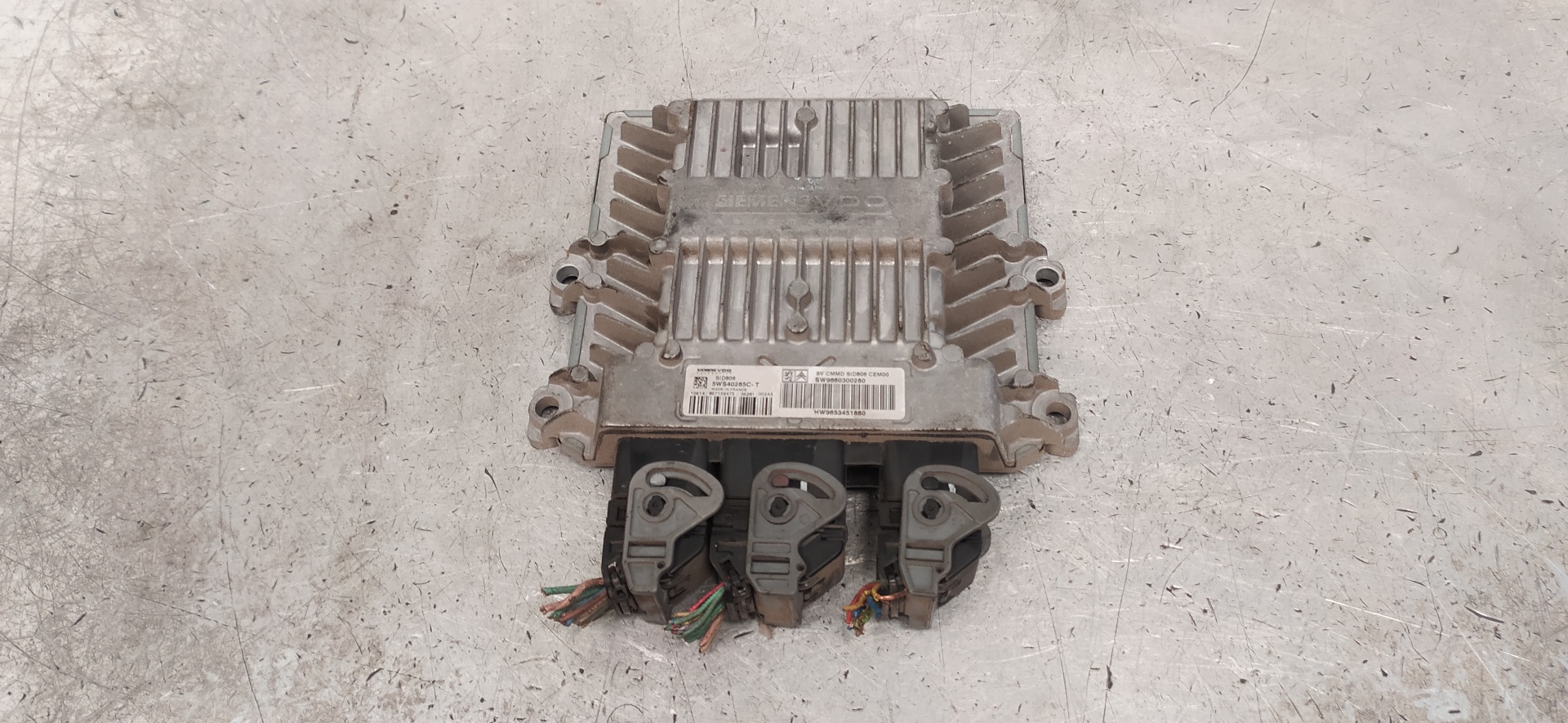 CITROËN C3 1 generation (2002-2010) Motorkontrollenhet ECU SW9660300280 20104664