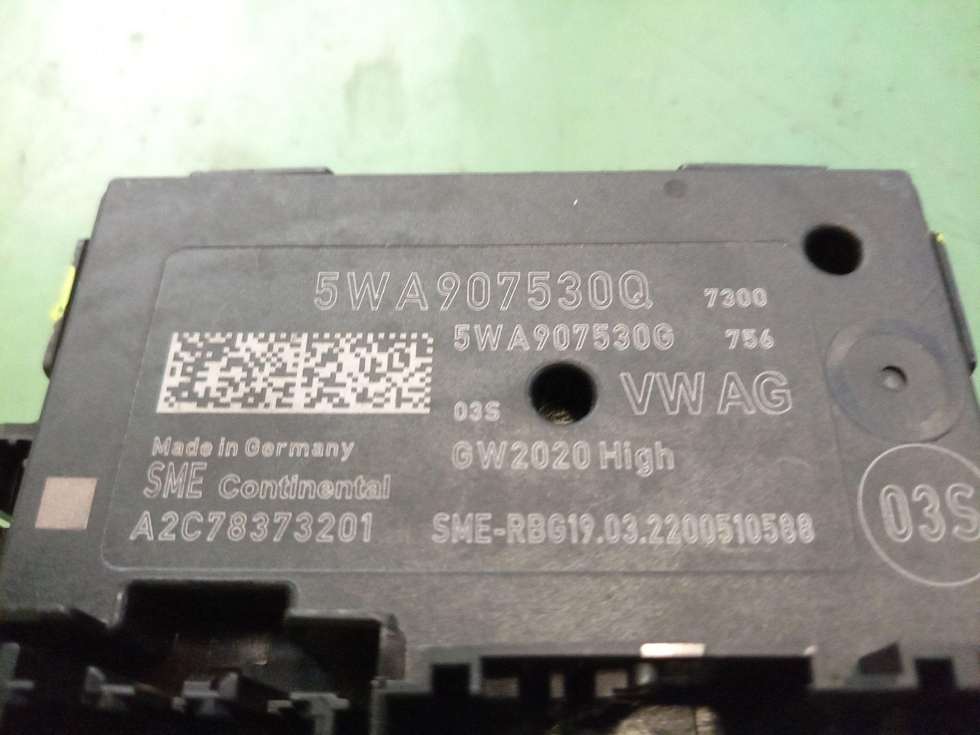 SEAT Alhambra 2 generation (2010-2021) Other Control Units 5WA907530Q 25918017