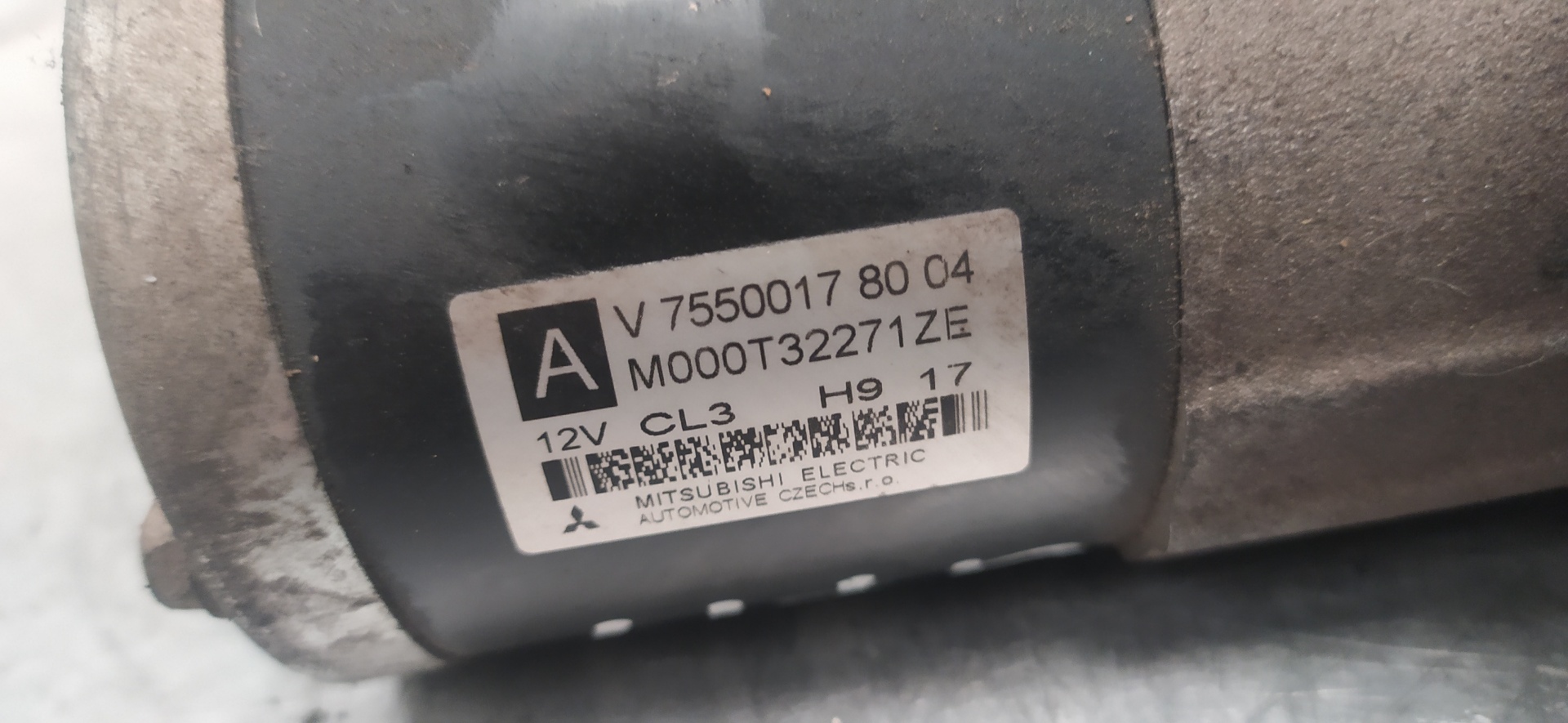 PEUGEOT 207 1 generation (2006-2009) Starter Motor V75500178004, M000T32271ZE 20126300