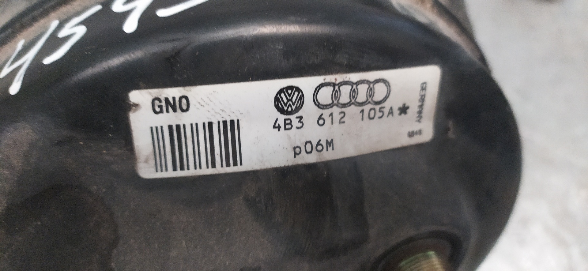 AUDI A6 C5/4B (1997-2004) Brake Servo Booster 4B3612105A 23382894