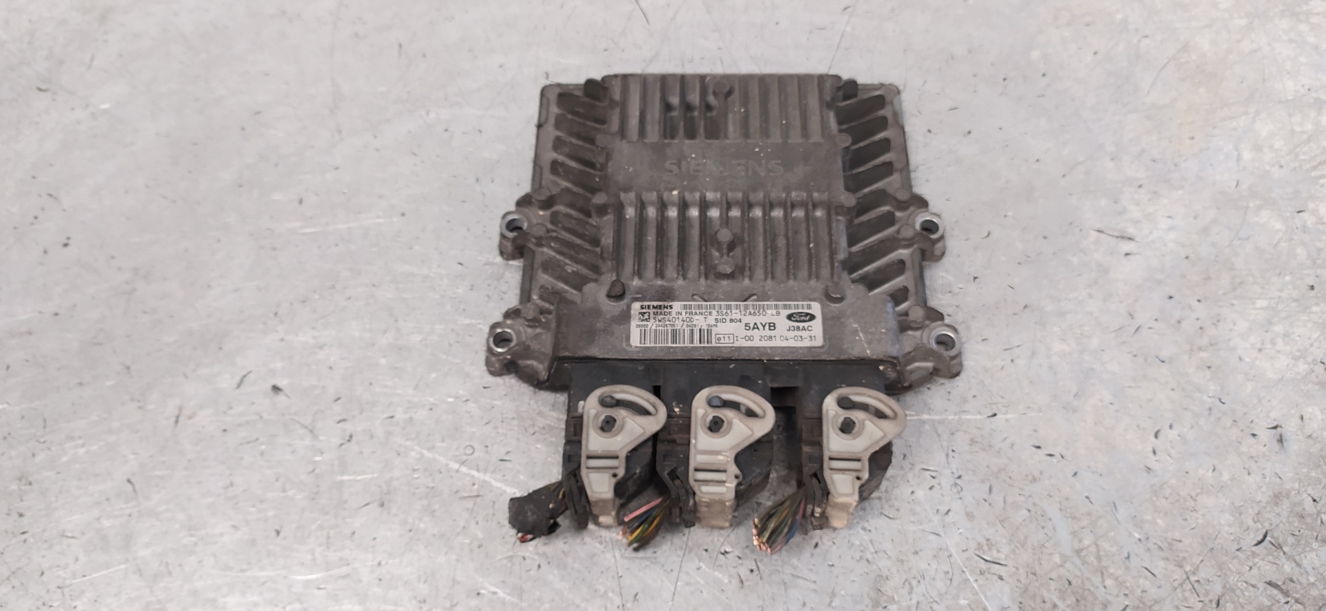 FORD Fiesta 5 generation (2001-2010) Calculateur d'unité de commande du moteur 3S6112A650LB,5WS40140D 20103577