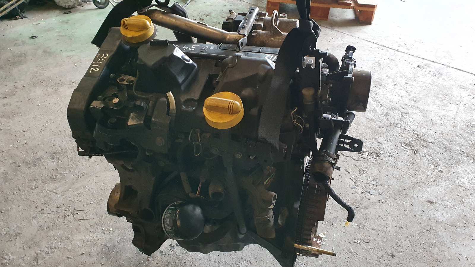 RENAULT Modus 1 generation (2004-2012) Motor K9K750 19985728