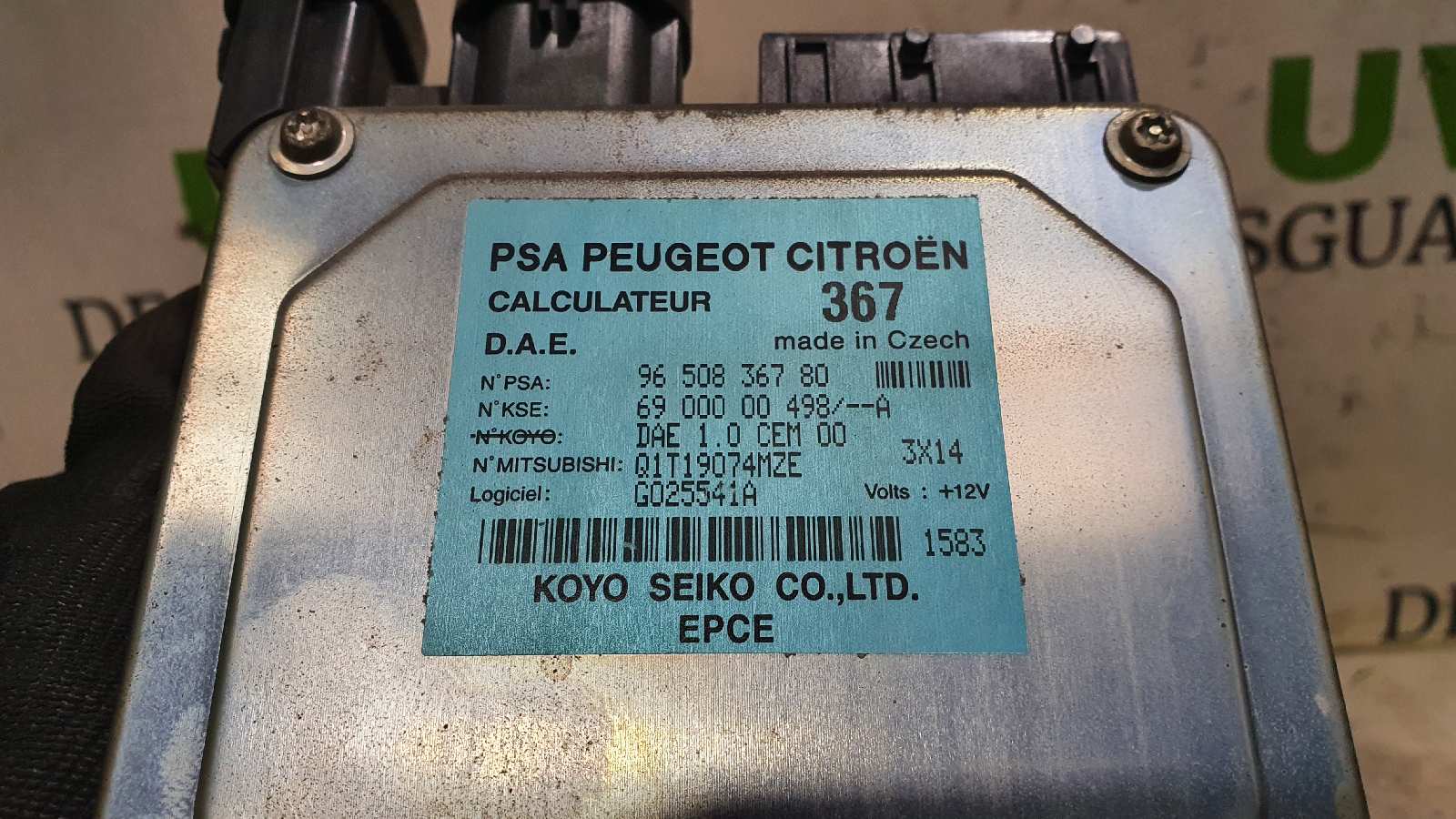 CITROËN C3 1 generation (2002-2010) Блок SRS 9650836780,6900000498 20034361