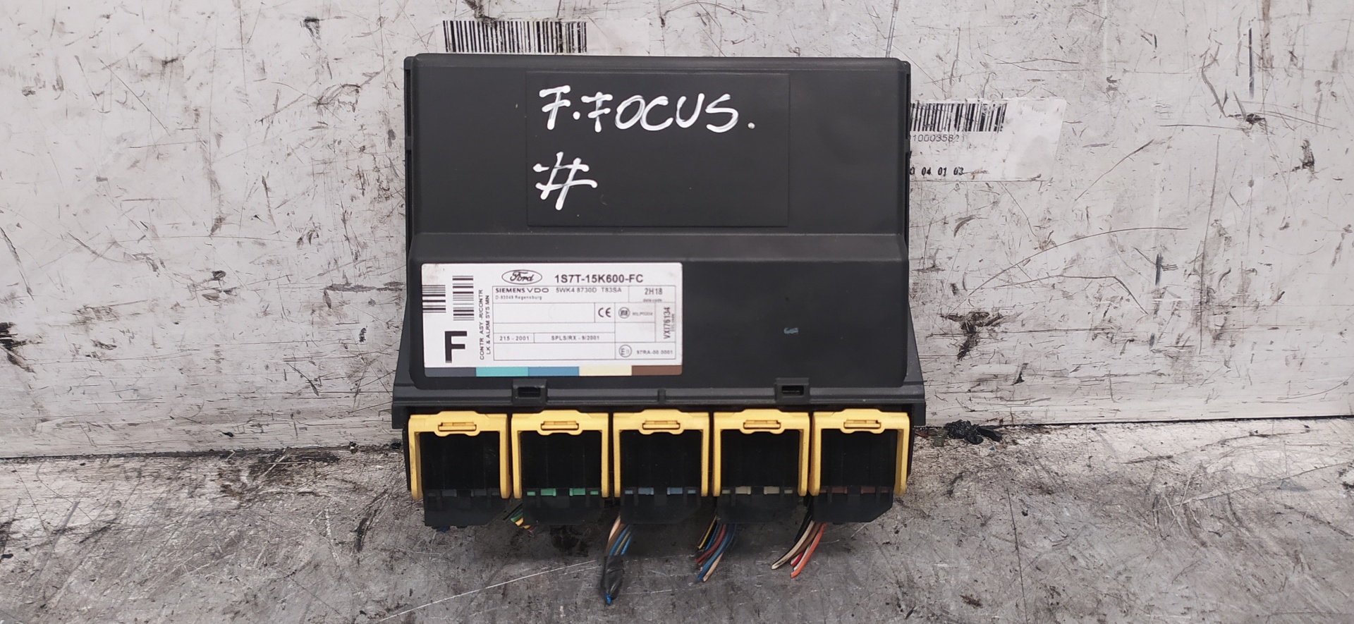 FORD Focus 1 generation (1998-2010) Other Control Units 1S7T15K600FC, 5WK48730D 25915651