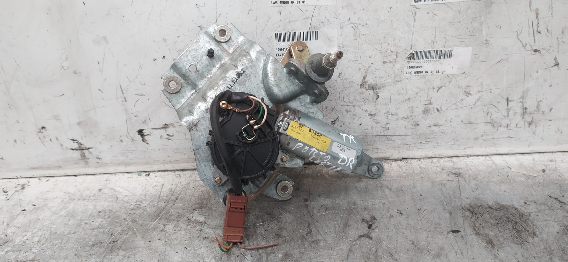 CITROËN Tailgate  Window Wiper Motor 0390201408,3397020406 23388639