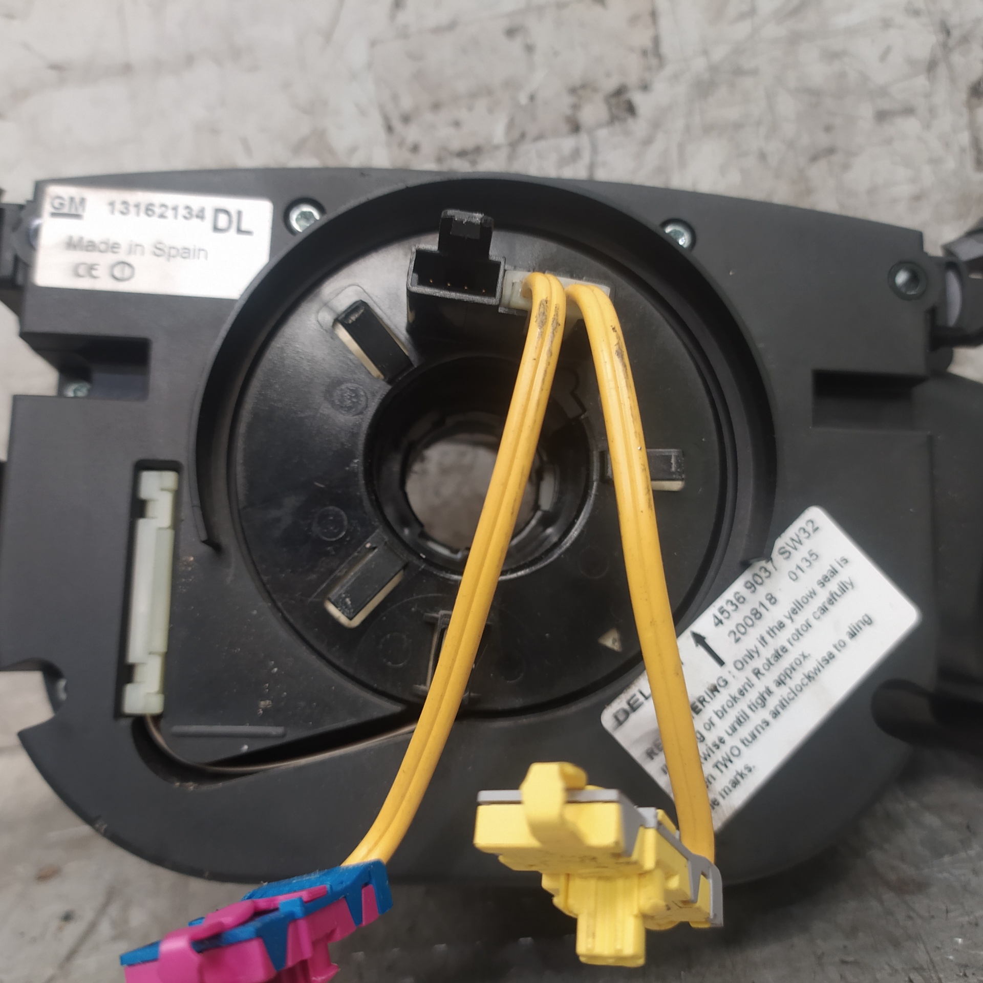 ACURA Steering Wheel Slip Ring Squib 13162134 25436606