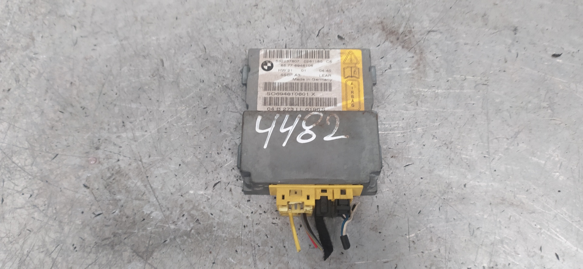 BMW 7 Series E65/E66 (2001-2008) SRS Control Unit 65776946106 20125099