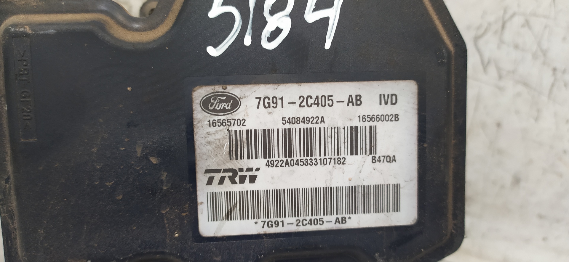 FORD S-Max 1 generation (2006-2015) ABS Pump 7G912C405AB 25967309