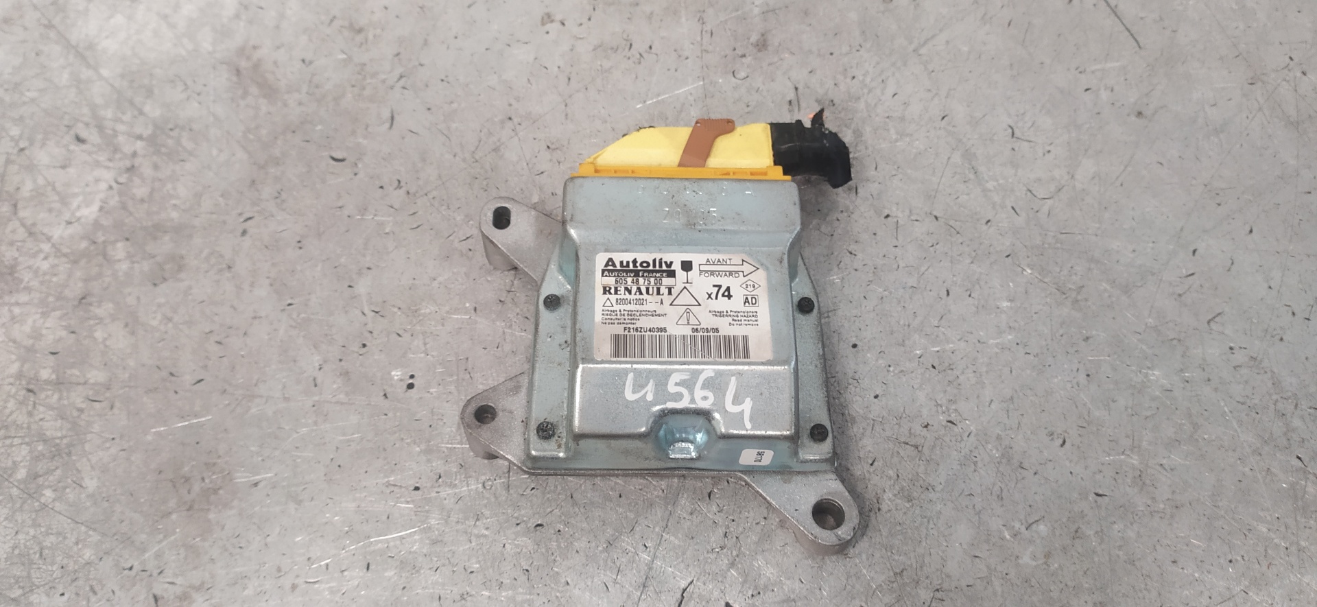 RENAULT Laguna 2 generation (2001-2007) SRS Control Unit 8200412021A,605487500 20122502