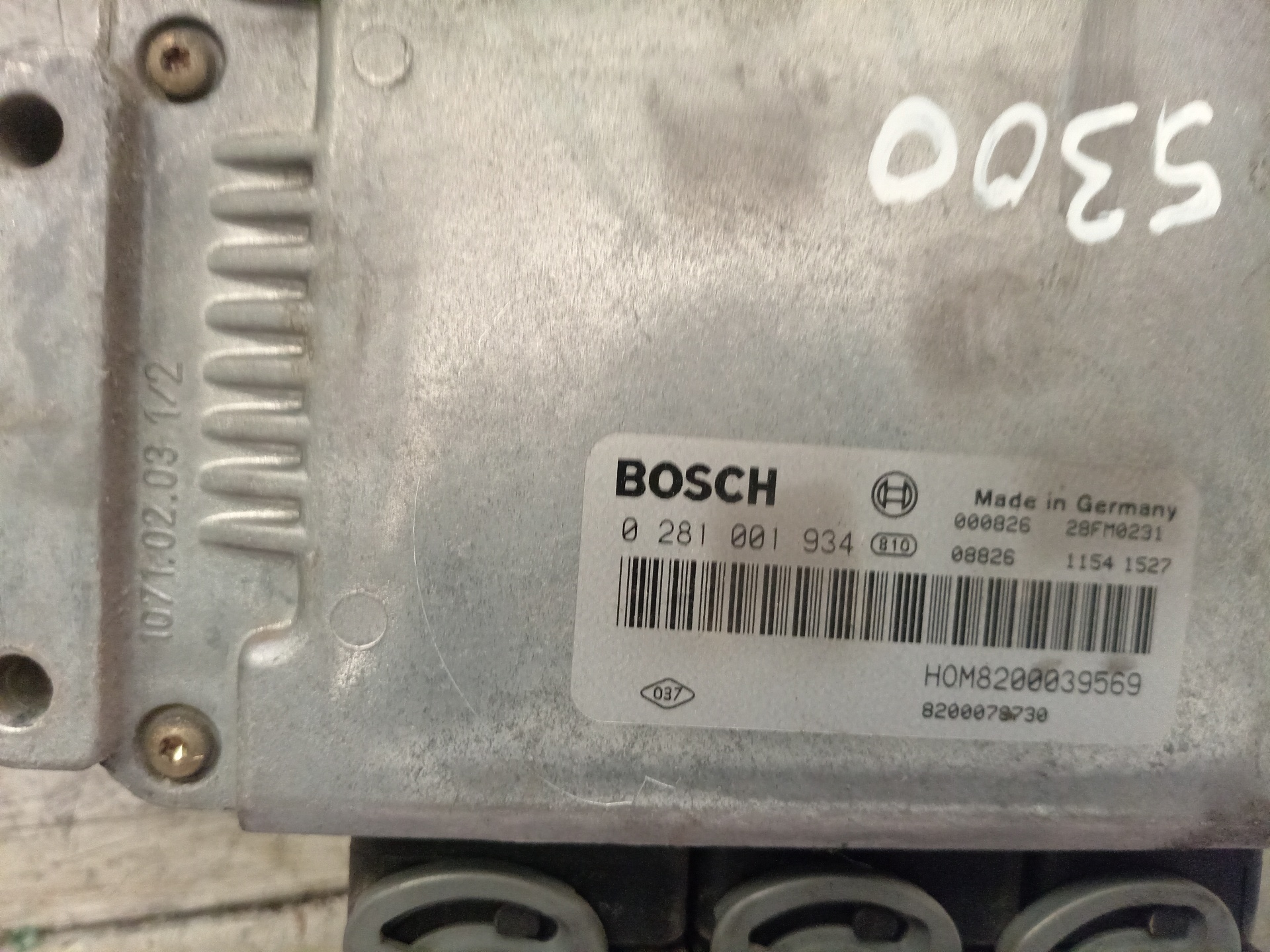 CITROËN Xsara Picasso 1 generation (1999-2010) Engine Control Unit ECU 0281001934 25917661