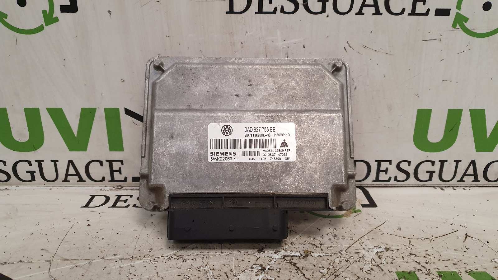 VOLKSWAGEN Touareg 1 generation (2002-2010) Engine Control Unit ECU 0AD927755BE,5WK22063 19968772