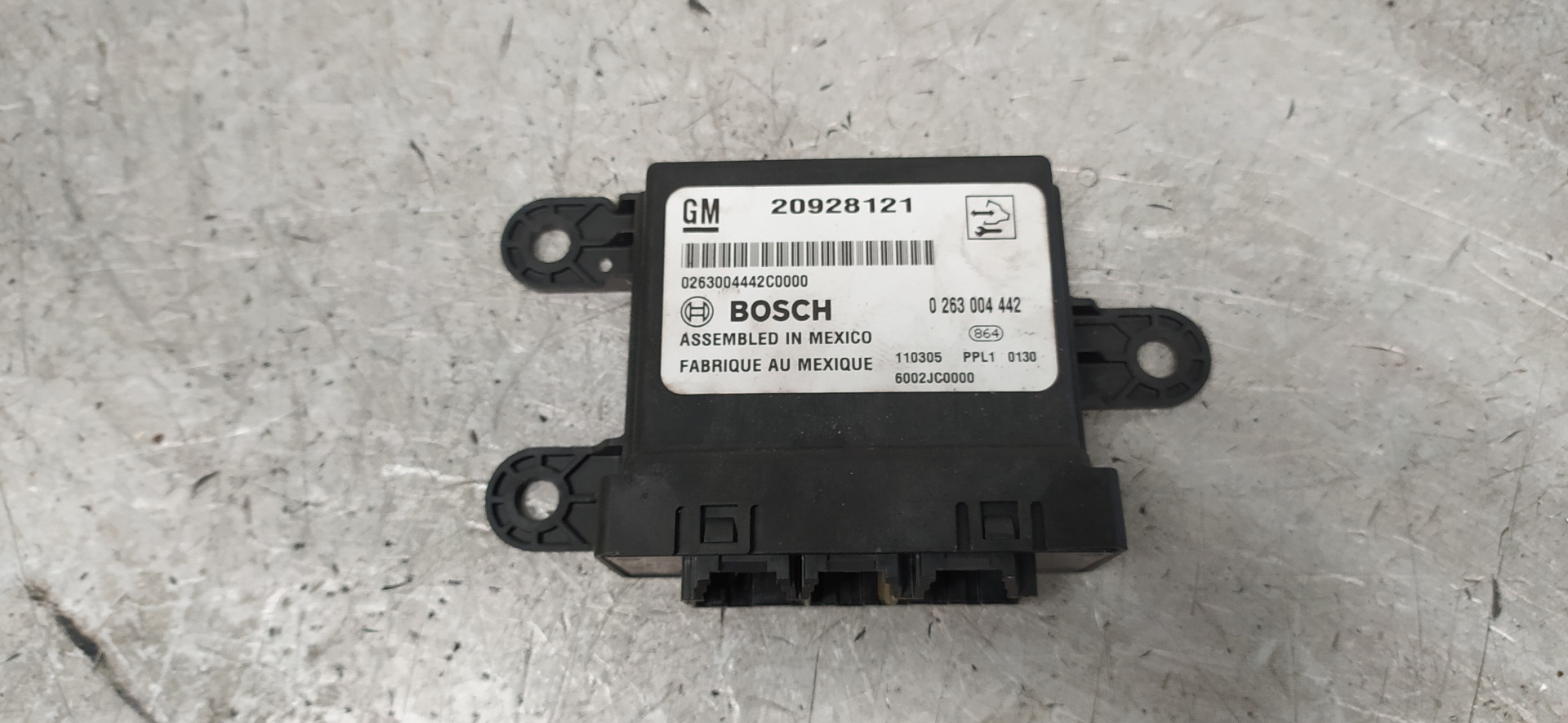 OPEL Meriva 2 generation (2010-2020) Other Control Units 20928121,0263004442 25966341