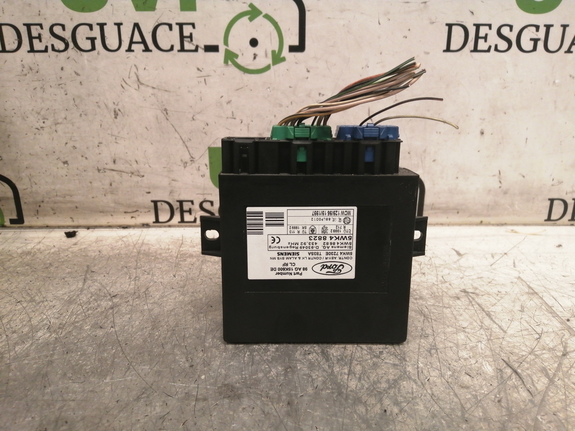 PEUGEOT Focus 1 generation (1998-2010) Other Control Units 5WK48823 20053868