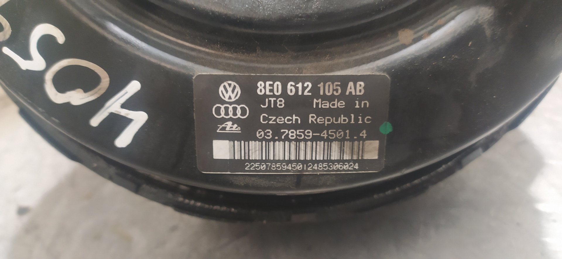 AUDI A4 B6/8E (2000-2005) Brake Servo Booster 8E0612105AB 20086148