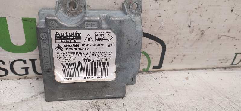 CITROËN C4 1 generation (2004-2011) SRS Control Unit 5EGB6Y0288976,9662643980 20020751