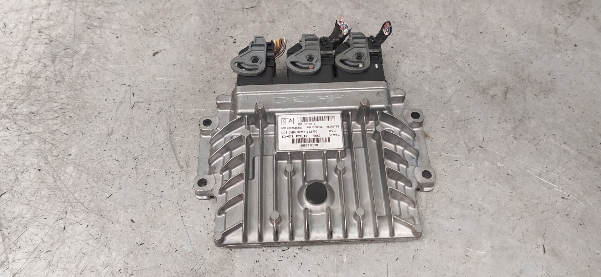 PEUGEOT 407 1 generation (2004-2010) Engine Control Unit ECU 9663612380,HW9663548180 20124419