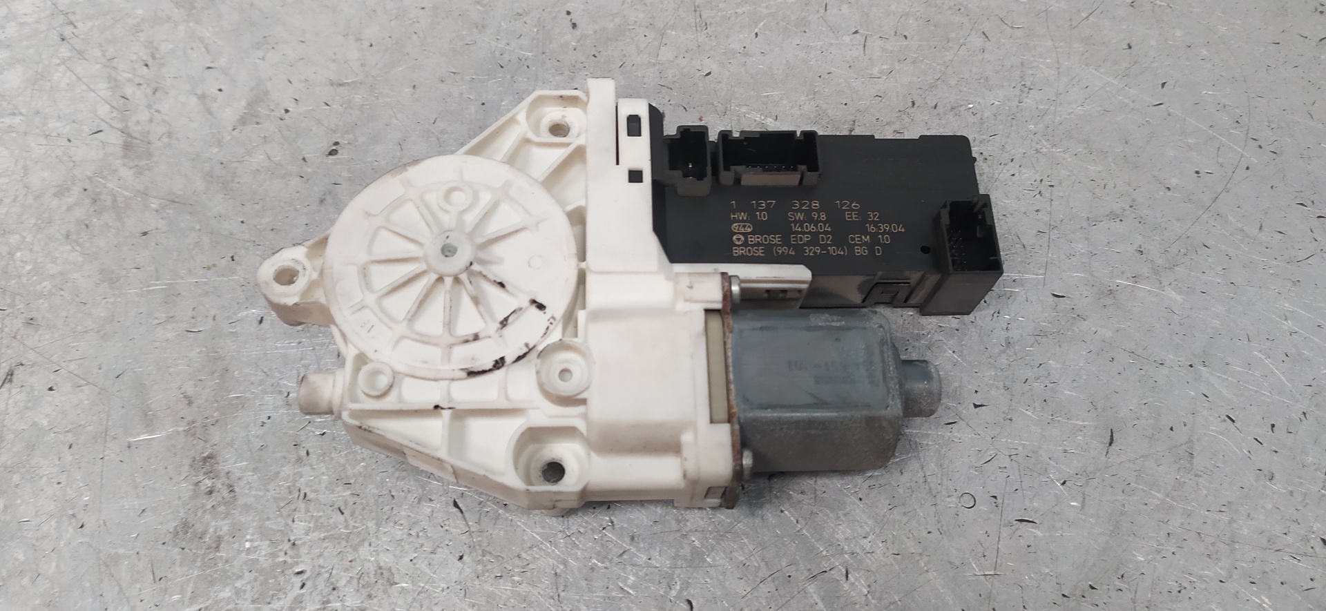 PEUGEOT 407 1 generation (2004-2010) Front Right Door Window Control Motor 9656859880,1137328126 20091940