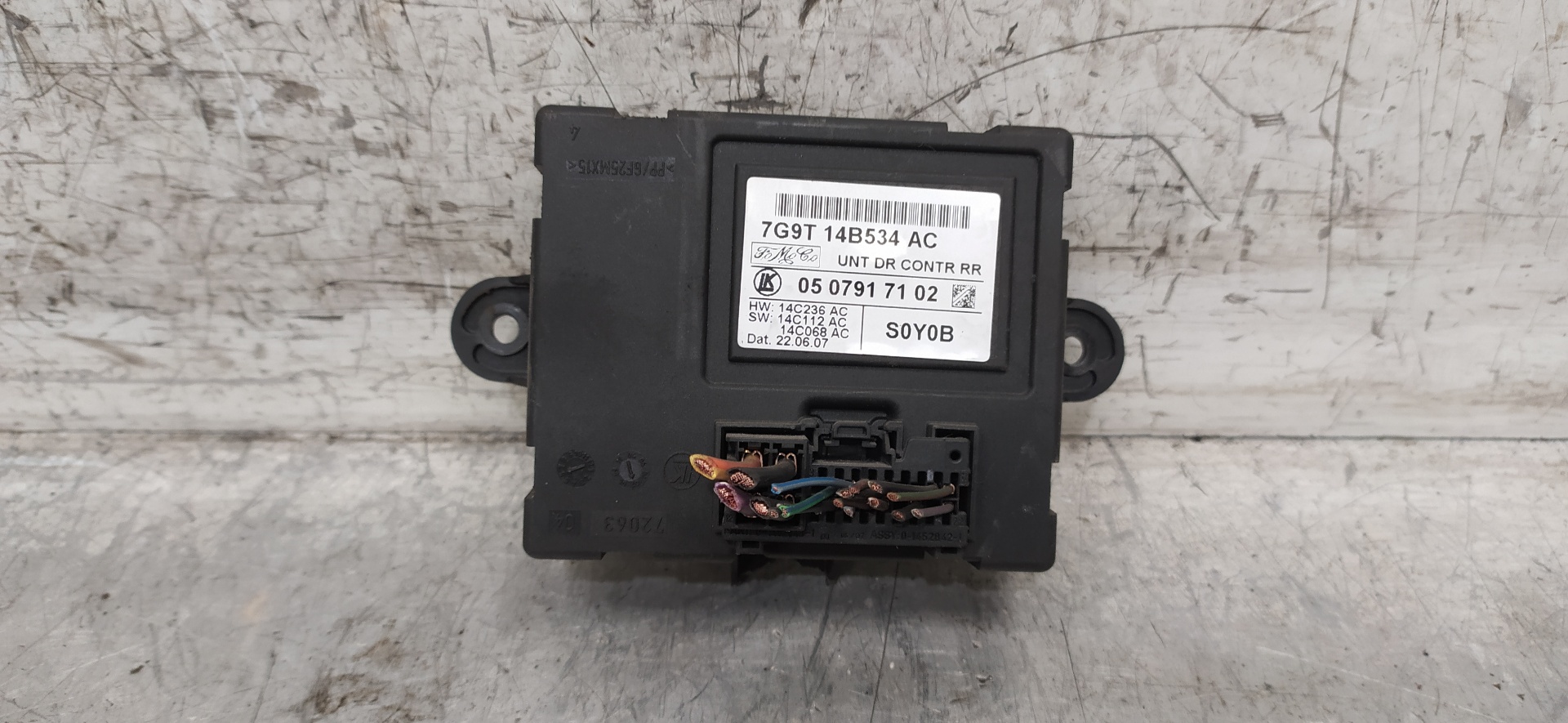 FORD S-Max 1 generation (2006-2015) Other Control Units 7G9T14B534AC 25967284