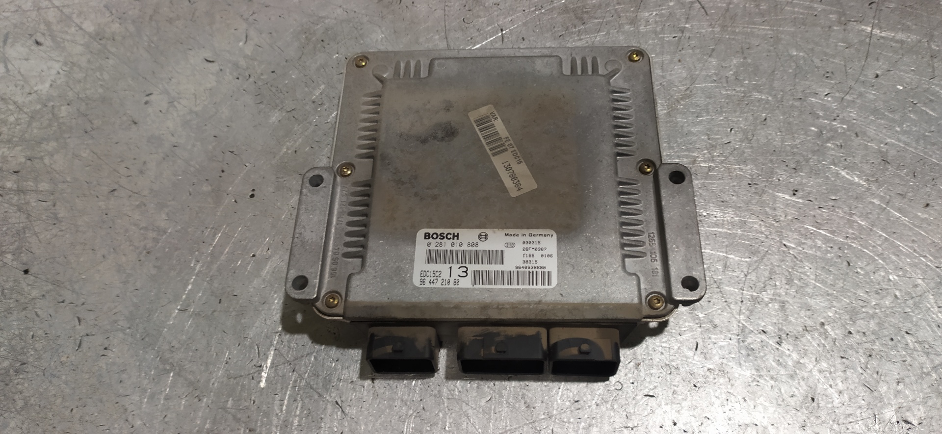 BMW C5 1 generation (2001-2008) Engine Control Unit ECU 0281010808, 9644721080 20112267