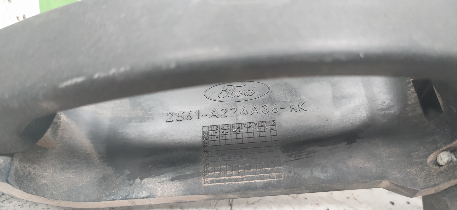 FORD Fiesta 5 generation (2001-2010) Наружная ручка передней правой двери 2S61A224A36AK 20047254