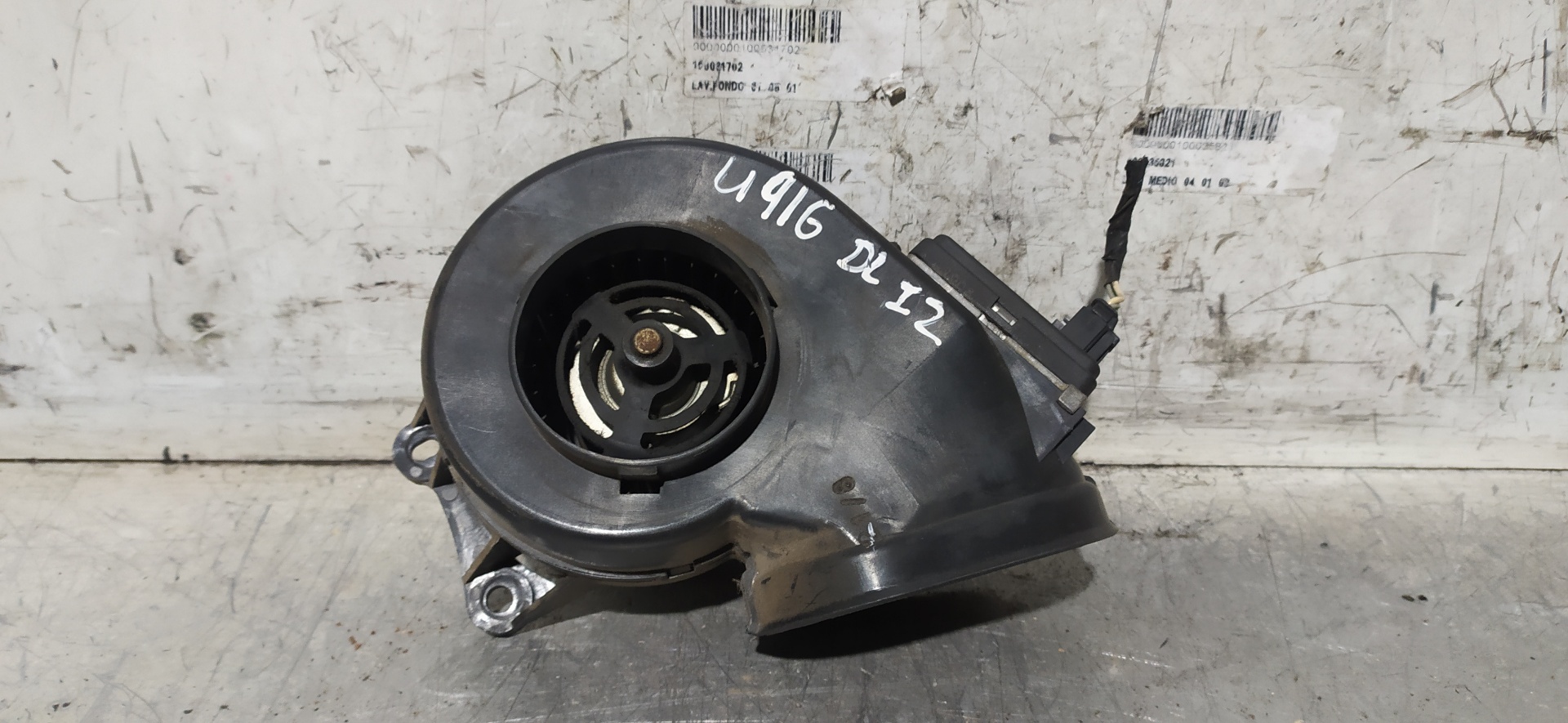 CITROËN C8 1 generation (2002-2014) Heater Blower Fan 1401396180 25916212