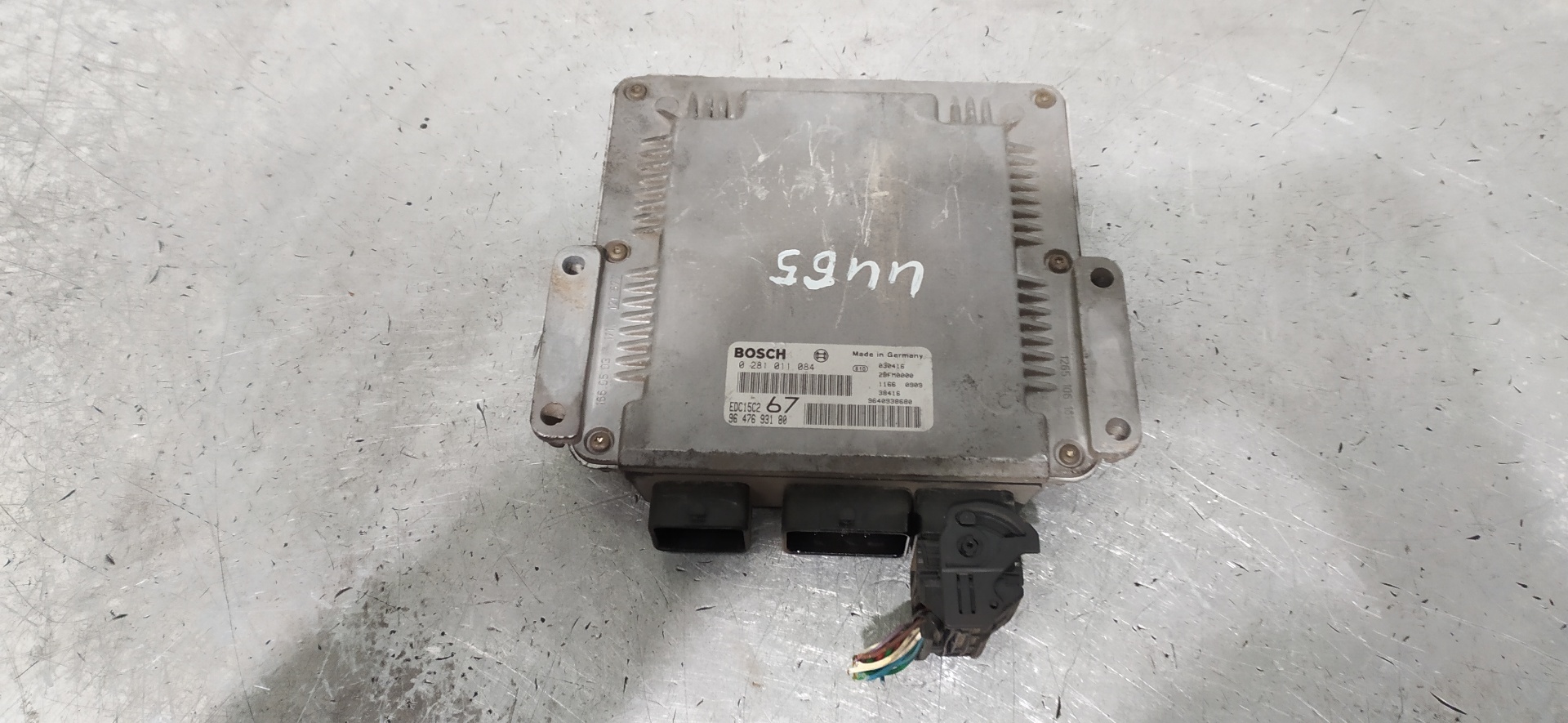 FIAT Xsara Picasso 1 generation (1999-2010) Moottorin ohjausyksikkö ECU 9647693180,0281011084 20114351