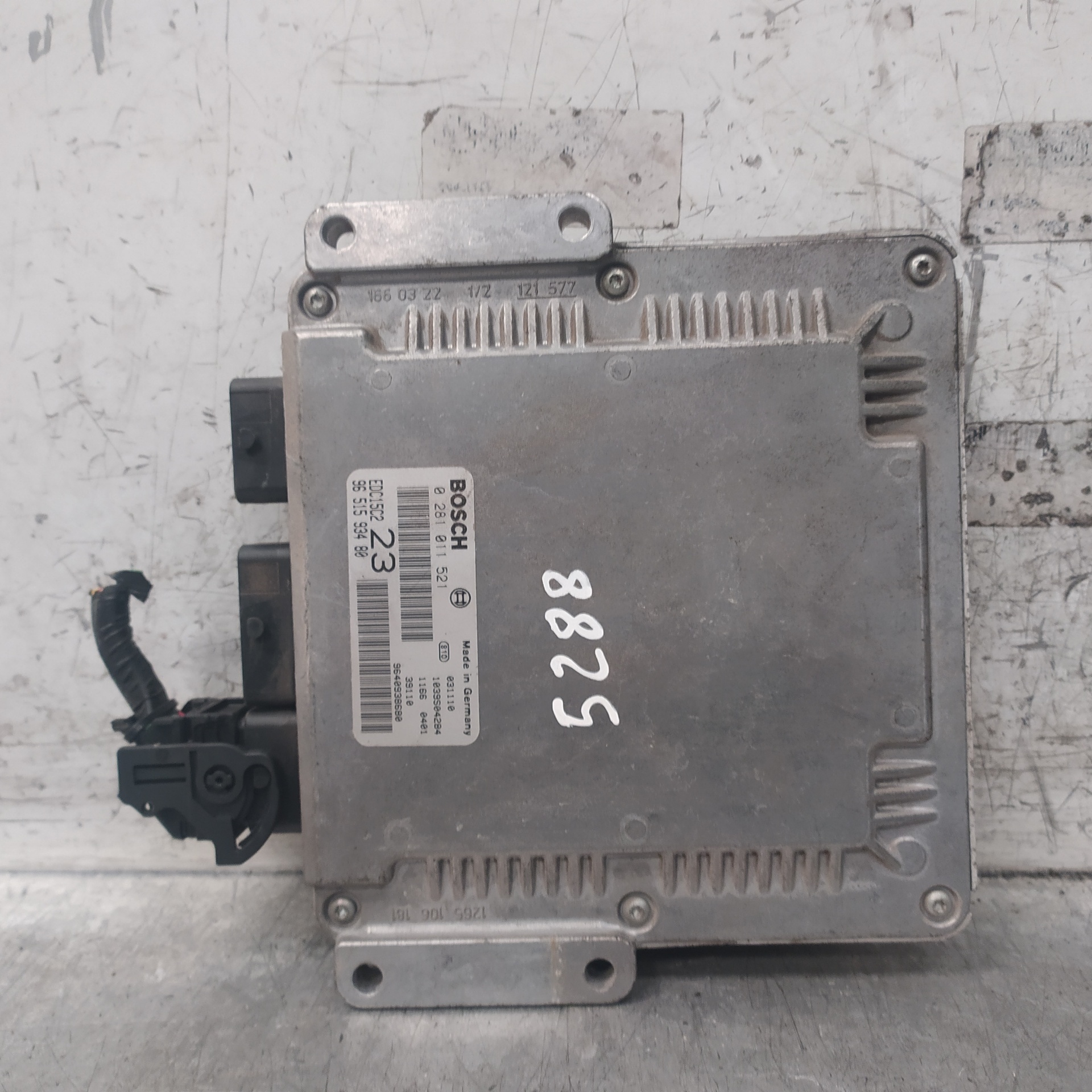 FIAT Ulysse 2 generation (2002-2010) Motorkontrolenhed ECU 9640938680 25314529