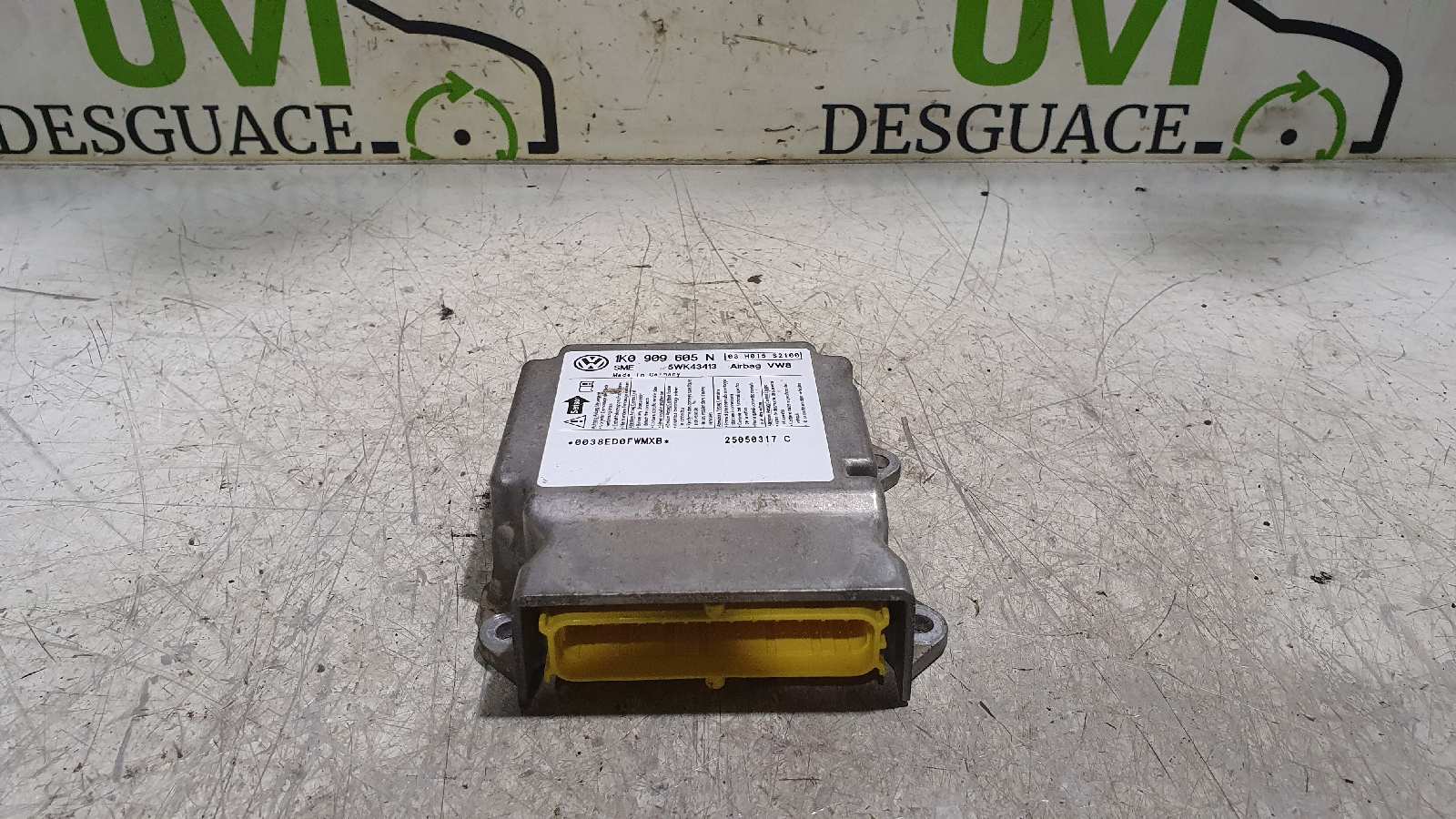 OPEL Toledo 3 generation (2004-2010) SRS Control Unit 1K0909605N,5WK43413 20022686