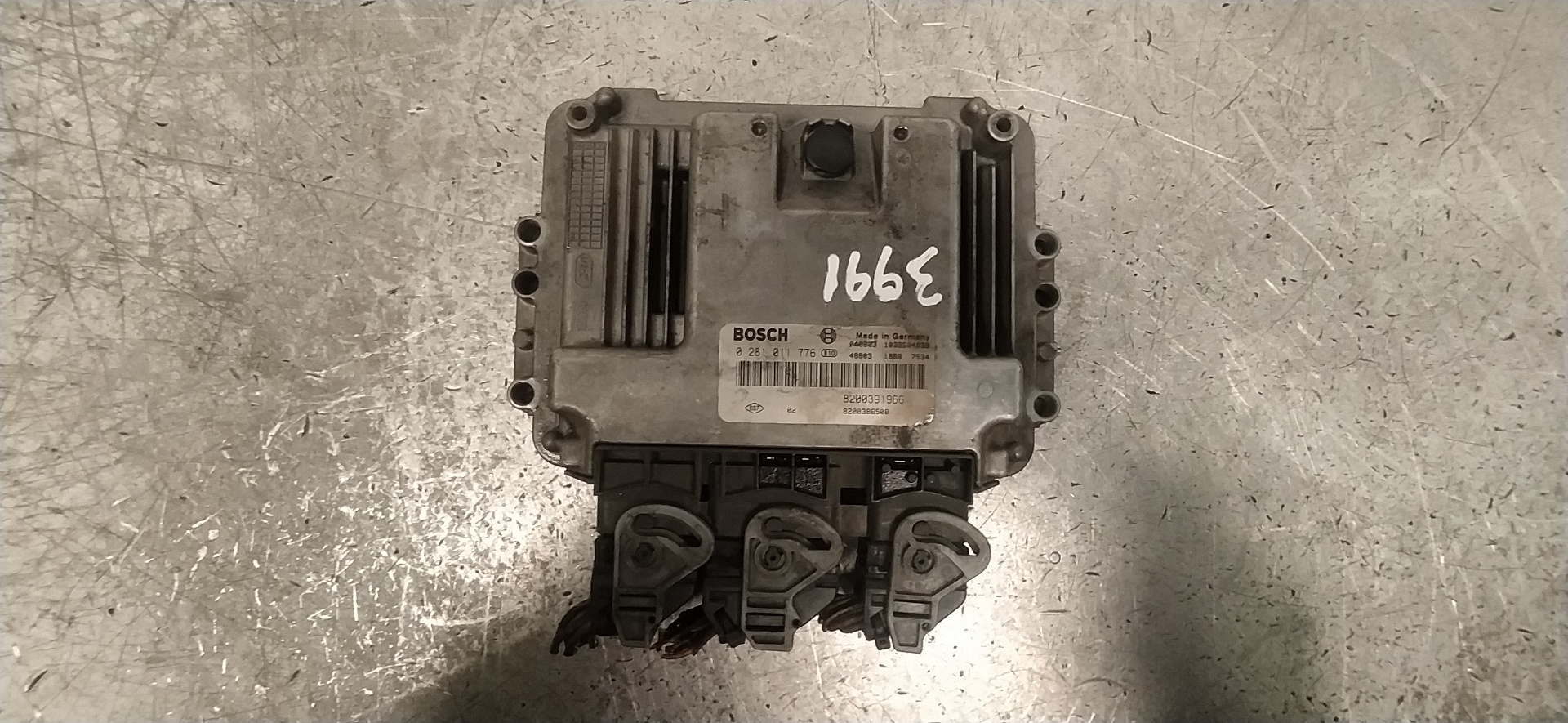 DODGE Scenic 2 generation (2003-2010) Engine Control Unit ECU 8200391966,0281011776 20093521