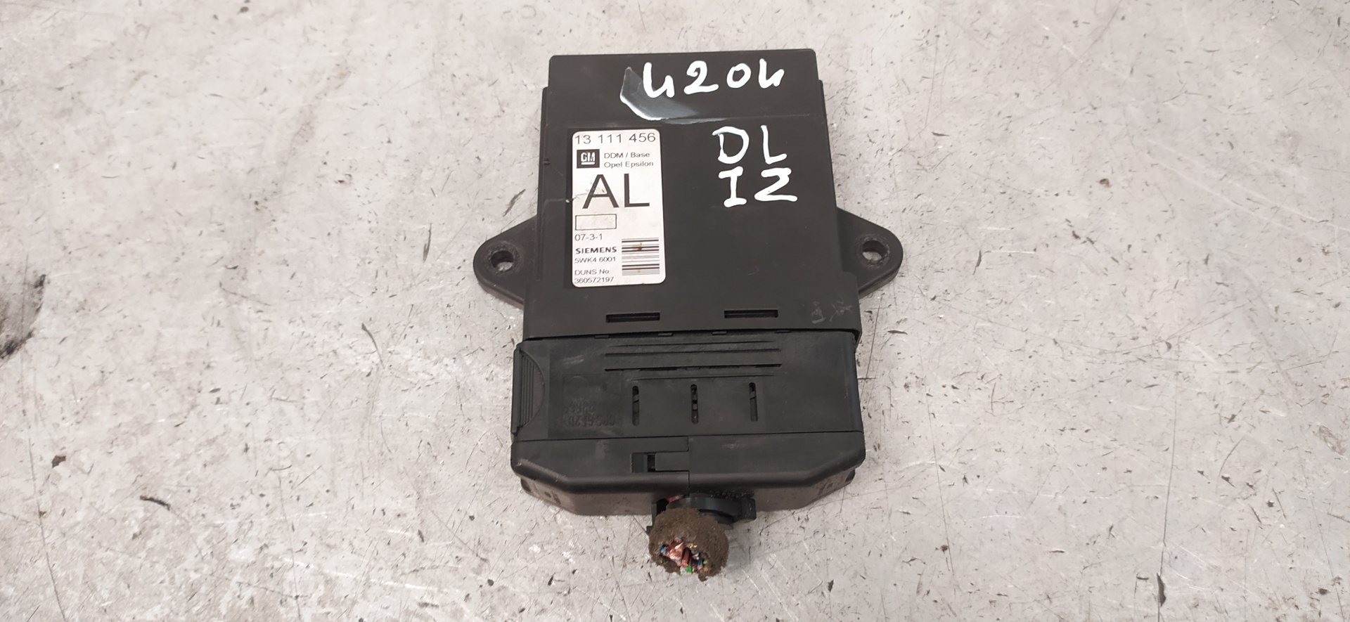 OPEL Vectra C (2002-2005) Other Control Units 13111456 20096436