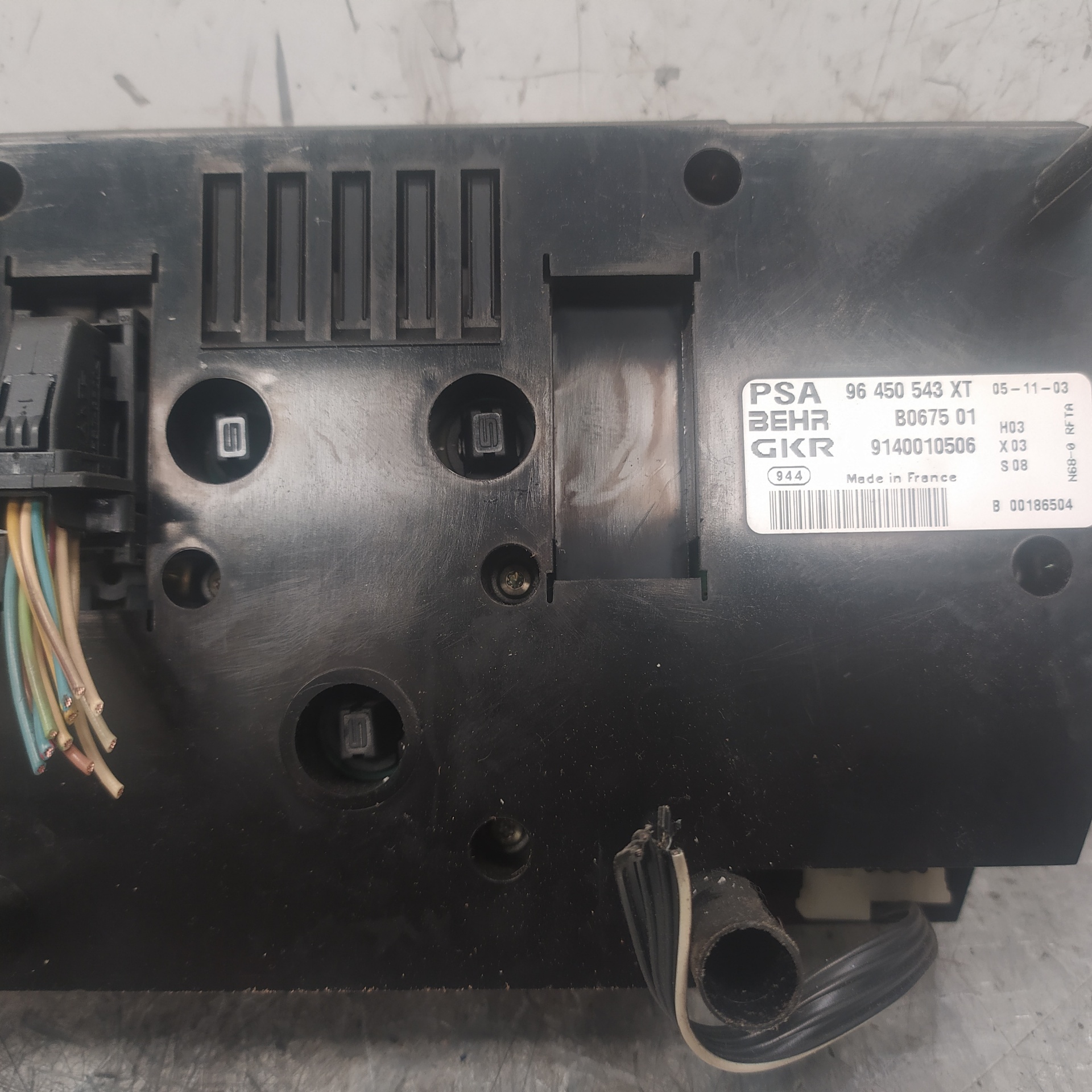 FIAT Ulysse 2 generation (2002-2010) Climate  Control Unit 96450543XT 25368718