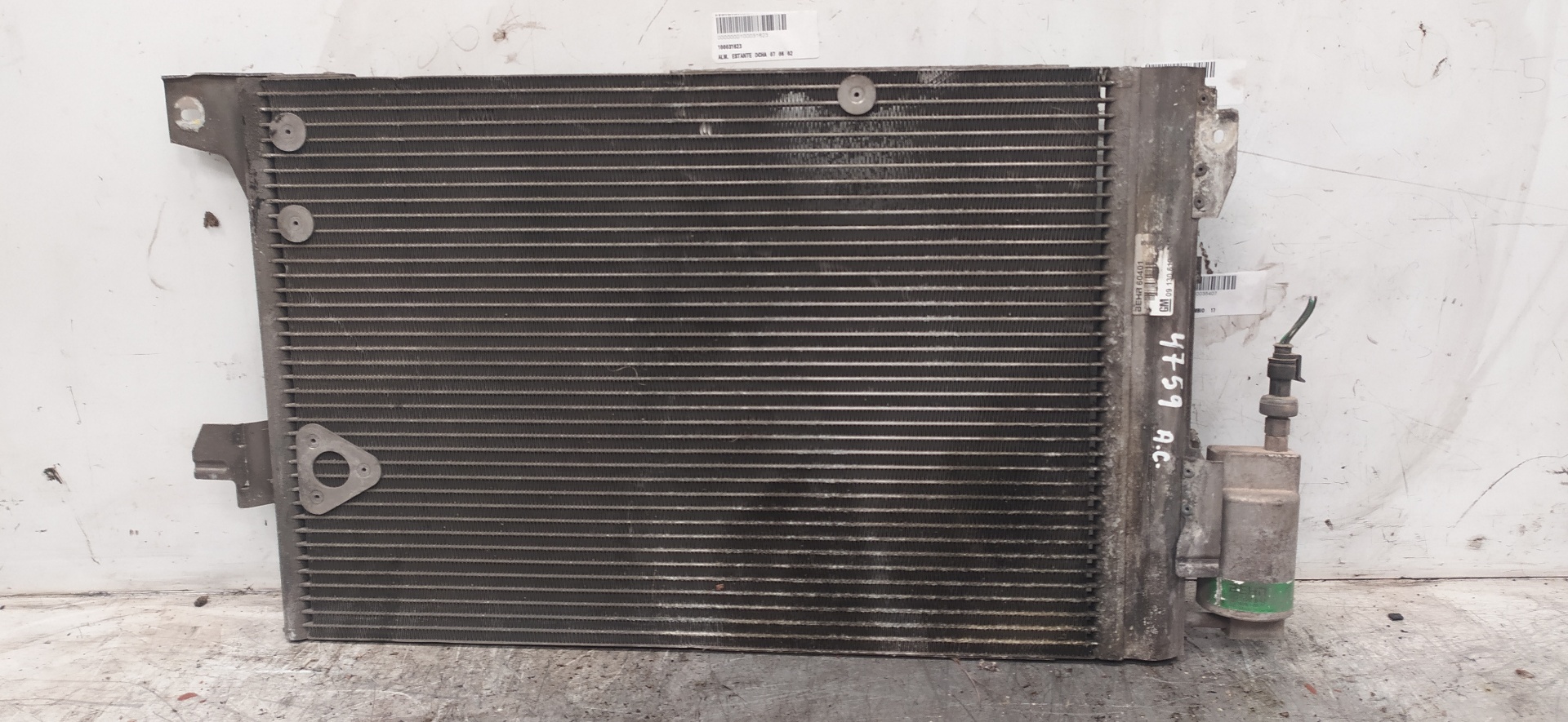 OPEL Corsa B (1993-2000) Air Con Radiator 09130610 23363992